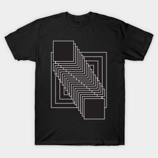 square morph op art design T-Shirt